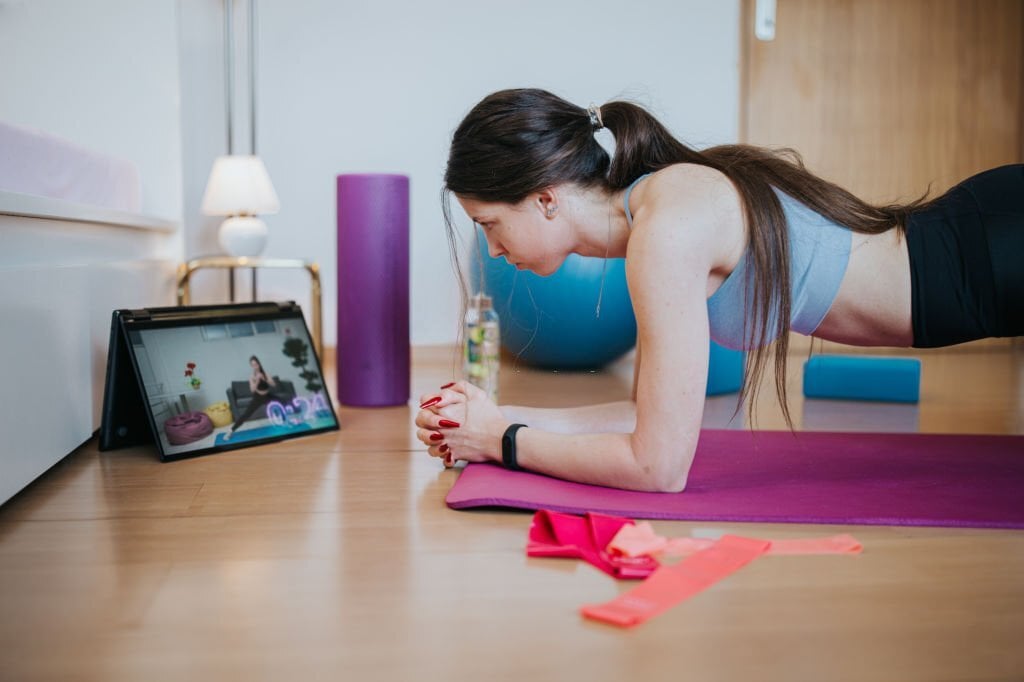 Working out at home