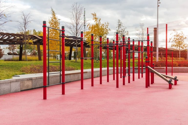 Outdoor Gym Facilities for members