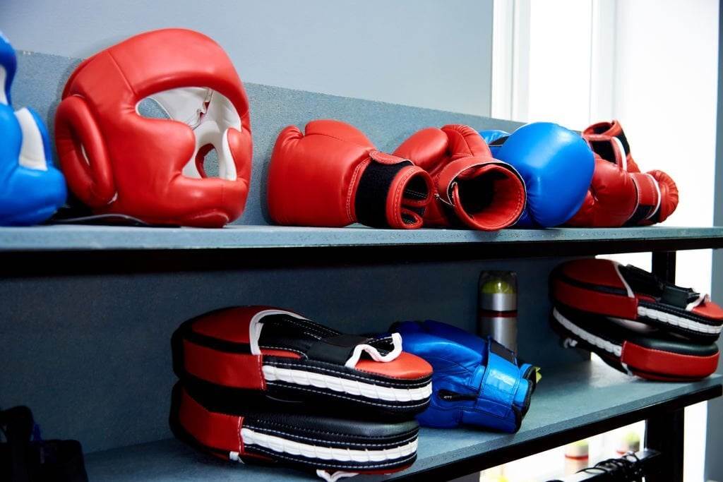combat sports equipment for distribution business