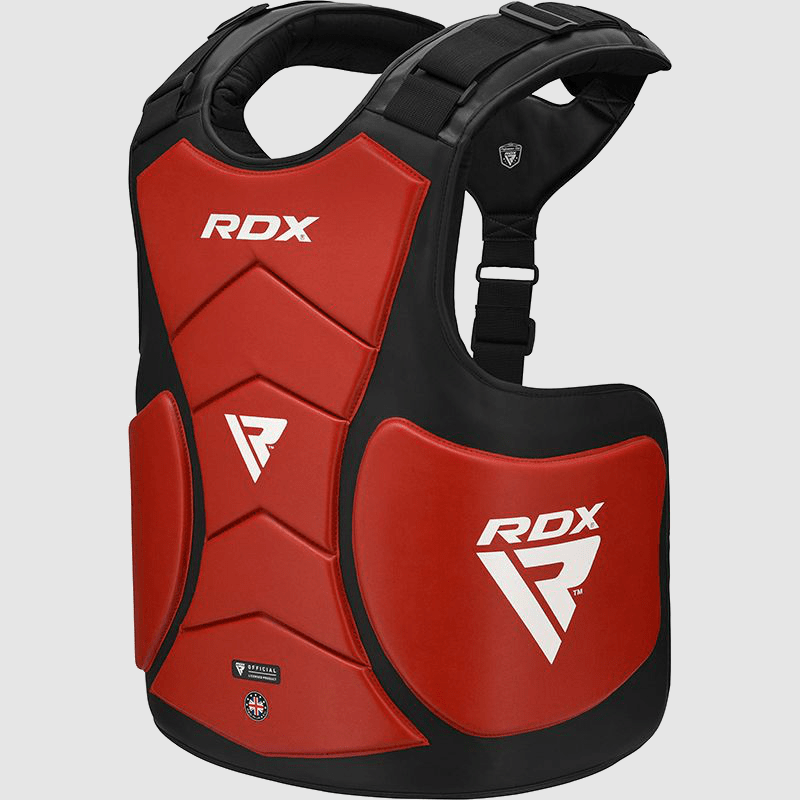 Wholesale Red Coach Body Protector for Boxing MMA Training Chest Ribs Belly Guard Bulk Manufacturer Supplier UK Europe USA