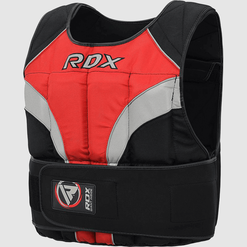 Wholesale Red / Grey / Black 40lbs Adjustable Weighted Vest in Nylon Cordura Bulk Supplier & Manufacturer UK Europe USA