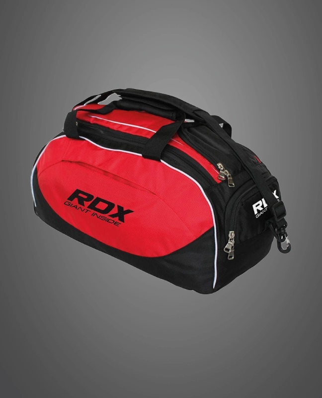 Wholesale Bulk Red & Black Boxing Duffle Bags with Backpack Straps Manufacturer Supplier UK Europe