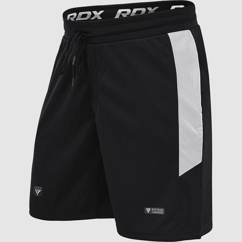 Vente en gros de shorts d'entraînement de boxe en polyester en noir et blanc Fabricant et fournisseur Royaume-Uni Europe USA